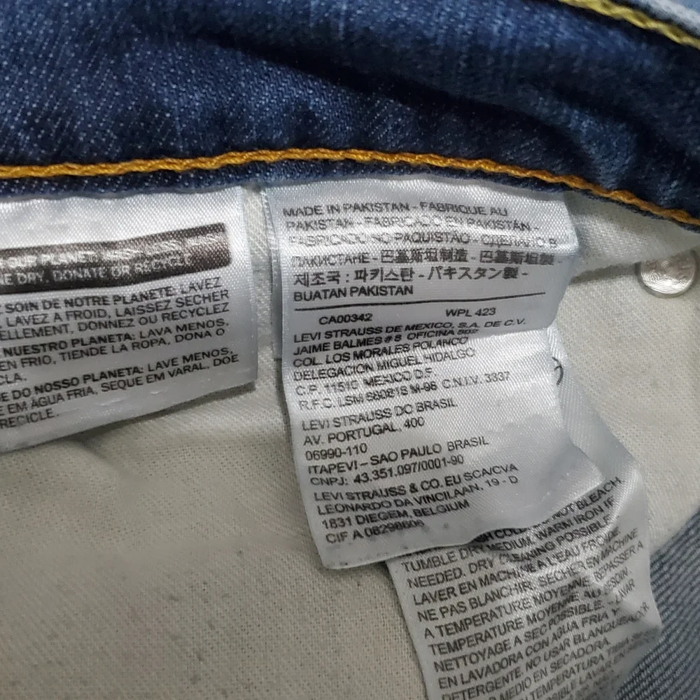 Levi's 513 Slim Straight Fit Jeans 34 Waist